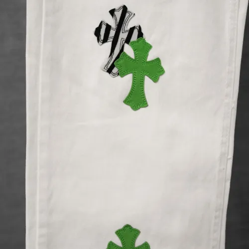 Replica Chrome Hearts Jeans For Men #1430748 $48.00 USD for Wholesale