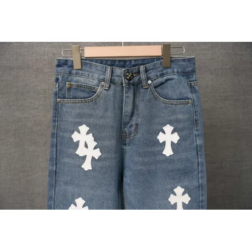 Replica Chrome Hearts Jeans For Men #1430760 $48.00 USD for Wholesale