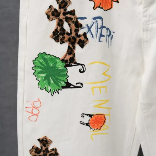 Replica Chrome Hearts Jeans For Men #1430764 $48.00 USD for Wholesale