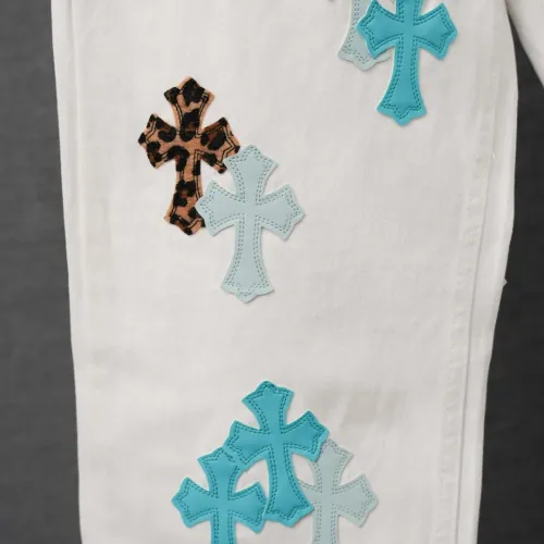 Replica Chrome Hearts Jeans For Men #1430765 $52.00 USD for Wholesale