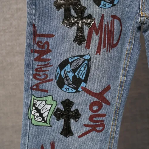 Replica Chrome Hearts Jeans For Men #1430767 $52.00 USD for Wholesale