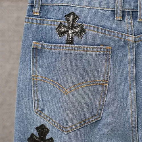 Replica Chrome Hearts Jeans For Men #1430767 $52.00 USD for Wholesale