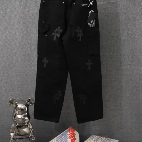 Replica Chrome Hearts Jeans For Men #1430768 $52.00 USD for Wholesale