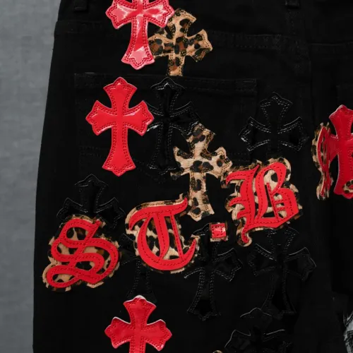 Replica Chrome Hearts Jeans For Men #1430773 $52.00 USD for Wholesale