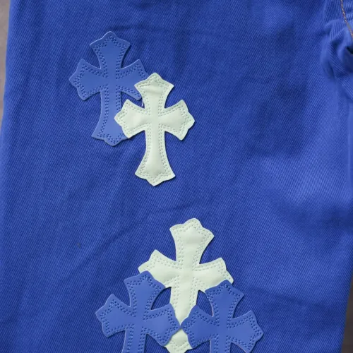 Replica Chrome Hearts Jeans For Men #1430782 $52.00 USD for Wholesale