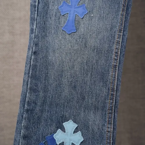 Replica Chrome Hearts Jeans For Men #1430793 $56.00 USD for Wholesale