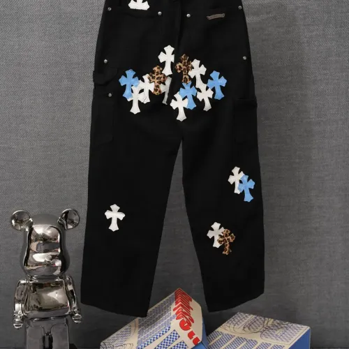 Replica Chrome Hearts Jeans For Men #1430794 $56.00 USD for Wholesale