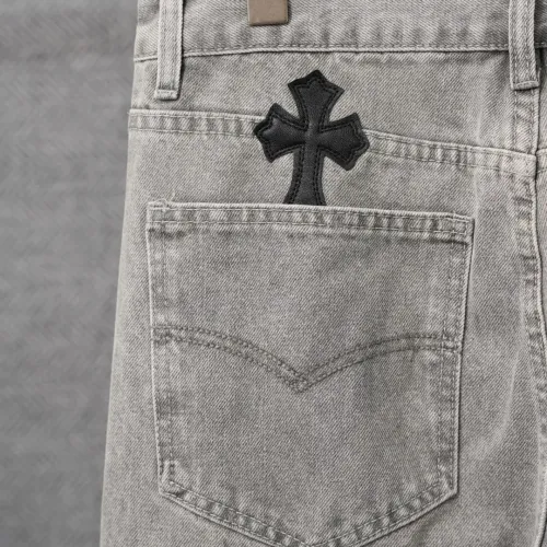 Replica Chrome Hearts Jeans For Men #1430799 $56.00 USD for Wholesale
