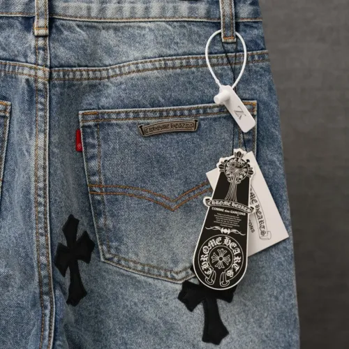 Replica Chrome Hearts Jeans For Men #1430802 $60.00 USD for Wholesale