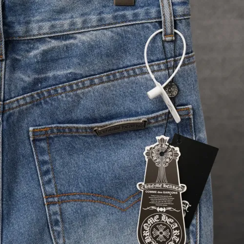 Replica Chrome Hearts Jeans For Men #1430804 $60.00 USD for Wholesale