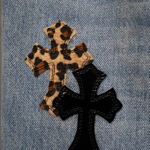 Replica Chrome Hearts Jeans For Men #1430804 $60.00 USD for Wholesale