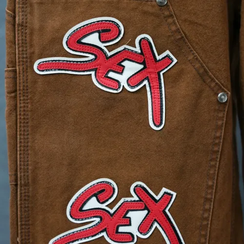 Replica Chrome Hearts Jeans For Men #1430808 $60.00 USD for Wholesale