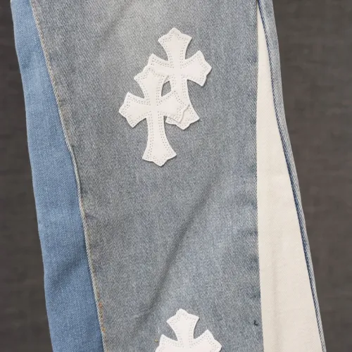 Replica Chrome Hearts Jeans For Men #1430815 $52.00 USD for Wholesale