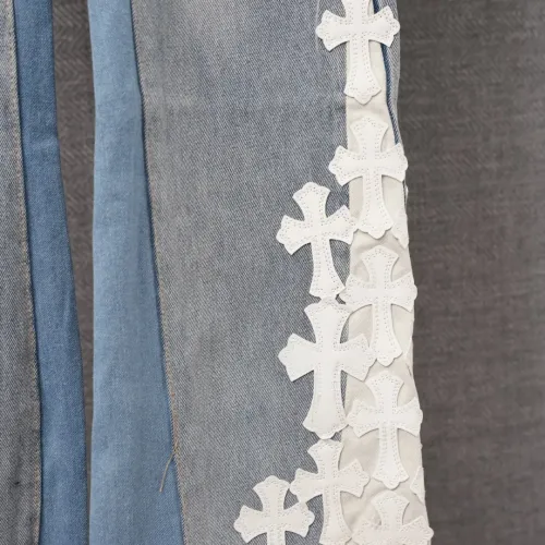 Replica Chrome Hearts Jeans For Men #1430818 $56.00 USD for Wholesale