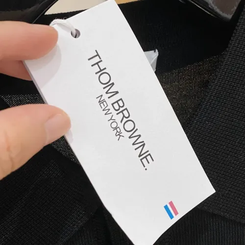 Replica Thom Browne TB T-Shirts Short Sleeved For Men #1430850 $56.00 USD for Wholesale