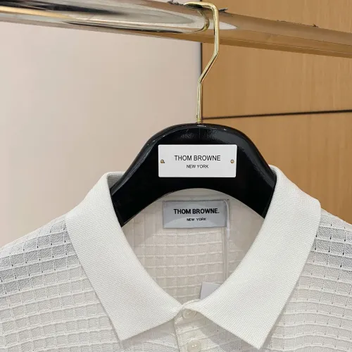 Replica Thom Browne TB T-Shirts Short Sleeved For Men #1430859 $56.00 USD for Wholesale