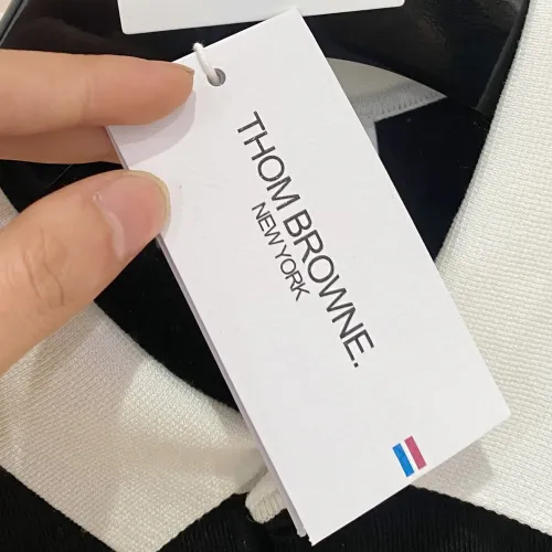Replica Thom Browne TB T-Shirts Short Sleeved For Men #1430868 $56.00 USD for Wholesale