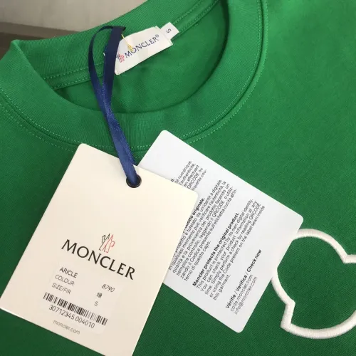 Replica Moncler T-Shirts Short Sleeved For Unisex #1431207 $34.00 USD for Wholesale