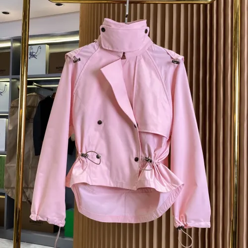 Replica Burberry Trench Coat Long Sleeved For Women #1431444 $132.00 USD for Wholesale