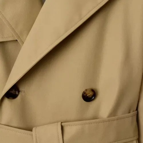 Replica Burberry Trench Coat Long Sleeved For Women #1431473 $160.00 USD for Wholesale