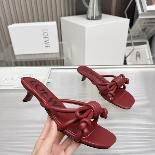 Replica LOEWE Slippers For Women #1431712 $85.00 USD for Wholesale