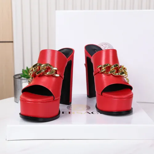 Replica Versace Slippers For Women #1431918 $118.00 USD for Wholesale