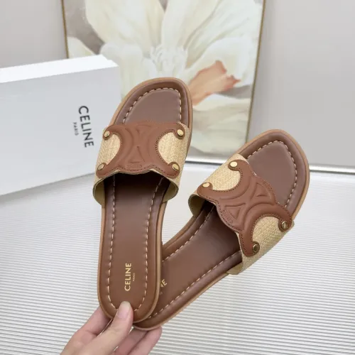 Replica Celine Slippers For Women #1431958 $85.00 USD for Wholesale