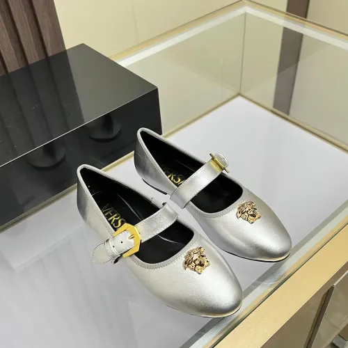 Replica Versace Flat Shoes For Women #1432023 $82.00 USD for Wholesale
