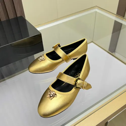 Replica Versace Flat Shoes For Women #1432024 $82.00 USD for Wholesale