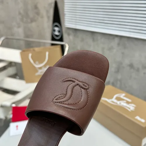 Replica Christian Louboutin CL Slippers For Women #1432222 $96.00 USD for Wholesale