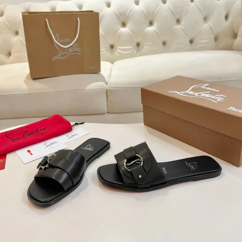 Replica Christian Louboutin CL Slippers For Women #1432224 $96.00 USD for Wholesale