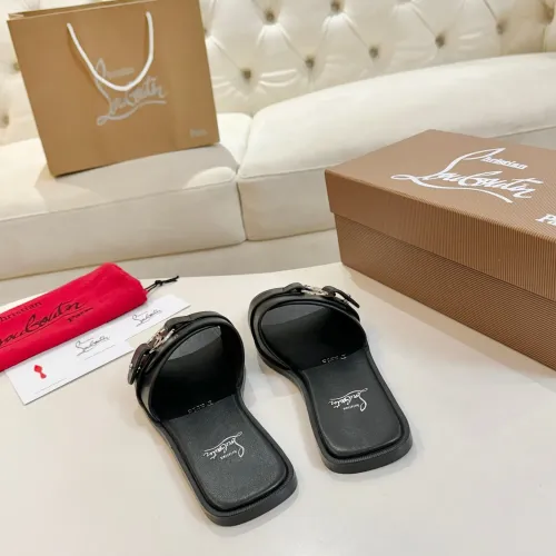 Replica Christian Louboutin CL Slippers For Women #1432224 $96.00 USD for Wholesale