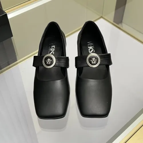 Replica Versace Flat Shoes For Women #1432234 $82.00 USD for Wholesale