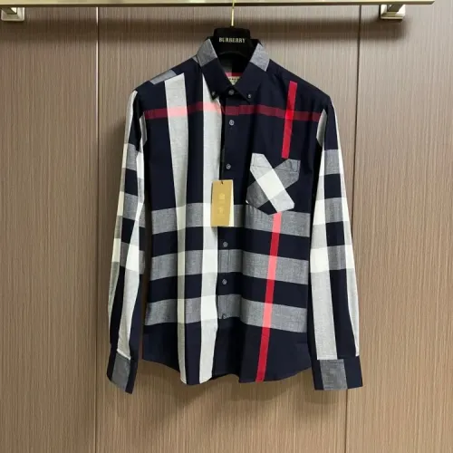 Burberry Shirts Long Sleeved For Men #1432618