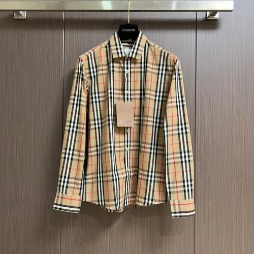 Burberry Shirts Long Sleeved For Men #1432624