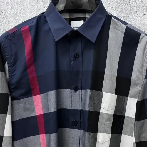 Replica Burberry Shirts Long Sleeved For Men #1432628 $60.00 USD for Wholesale