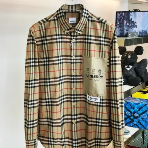 Burberry Shirts Long Sleeved For Men #1432636