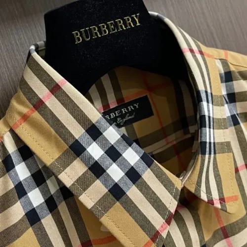 Replica Burberry Shirts Long Sleeved For Men #1432644 $64.00 USD for Wholesale