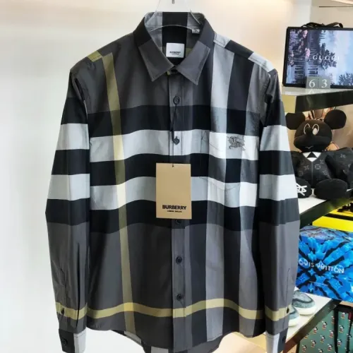 Burberry Shirts Long Sleeved For Men #1432669