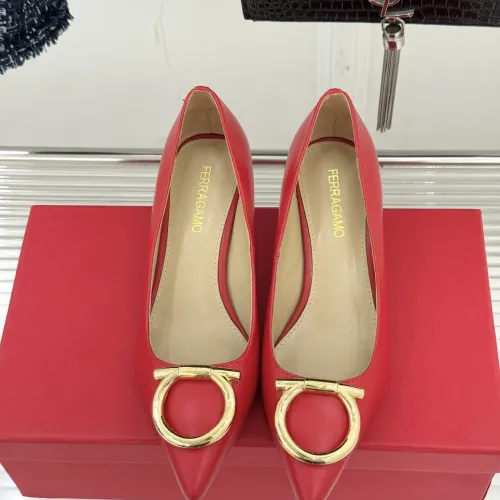 Replica Salvatore Ferragamo High-Heeled Shoes For Women #1432733 $108.00 USD for Wholesale