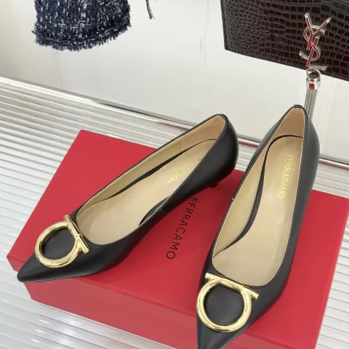Replica Salvatore Ferragamo High-Heeled Shoes For Women #1432734 $108.00 USD for Wholesale