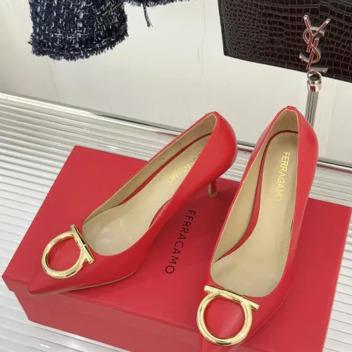 Replica Salvatore Ferragamo High-Heeled Shoes For Women #1432736 $108.00 USD for Wholesale