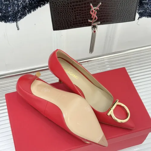 Replica Salvatore Ferragamo High-Heeled Shoes For Women #1432736 $108.00 USD for Wholesale