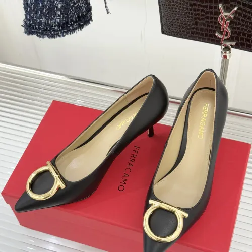 Replica Salvatore Ferragamo High-Heeled Shoes For Women #1432737 $108.00 USD for Wholesale