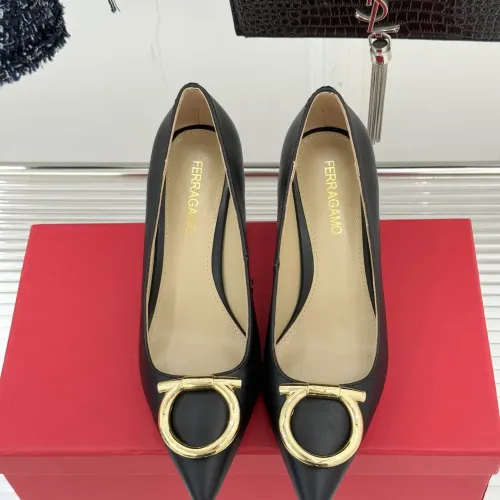 Replica Salvatore Ferragamo High-Heeled Shoes For Women #1432737 $108.00 USD for Wholesale