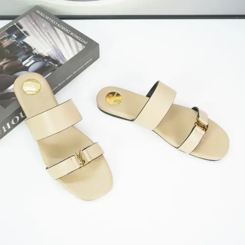Replica Yves Saint Laurent YSL Slippers For Women #1432757 $88.00 USD for Wholesale