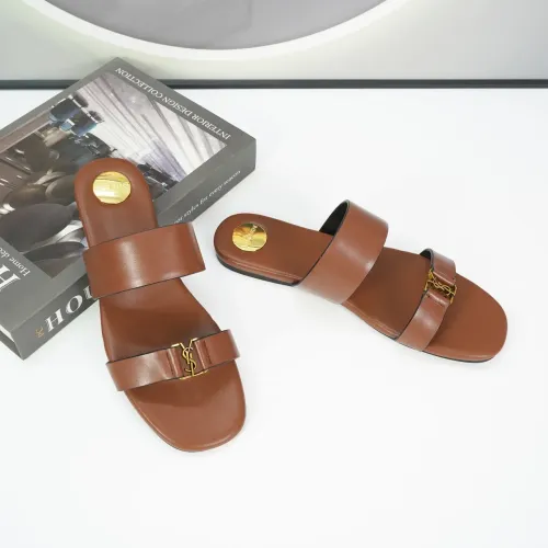 Replica Yves Saint Laurent YSL Slippers For Women #1432762 $88.00 USD for Wholesale