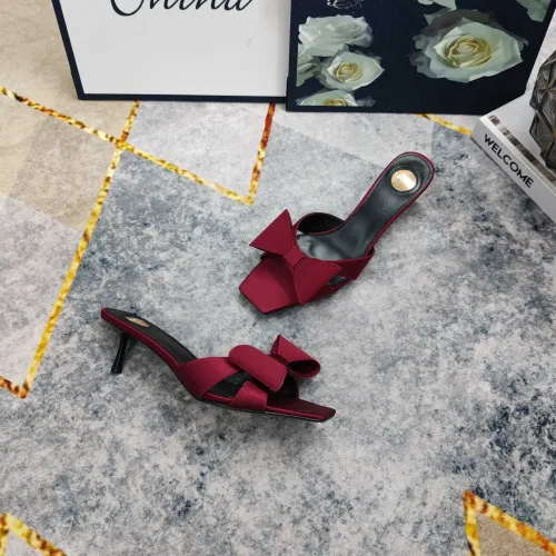 Replica Yves Saint Laurent YSL Slippers For Women #1432803 $112.00 USD for Wholesale