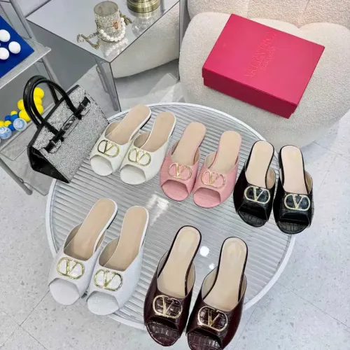 Replica Valentino Slippers For Women #1432874 $85.00 USD for Wholesale