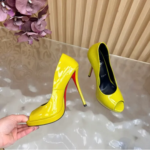 Replica Christian Louboutin High-heeled shoes For Women #1432939 $122.00 USD for Wholesale